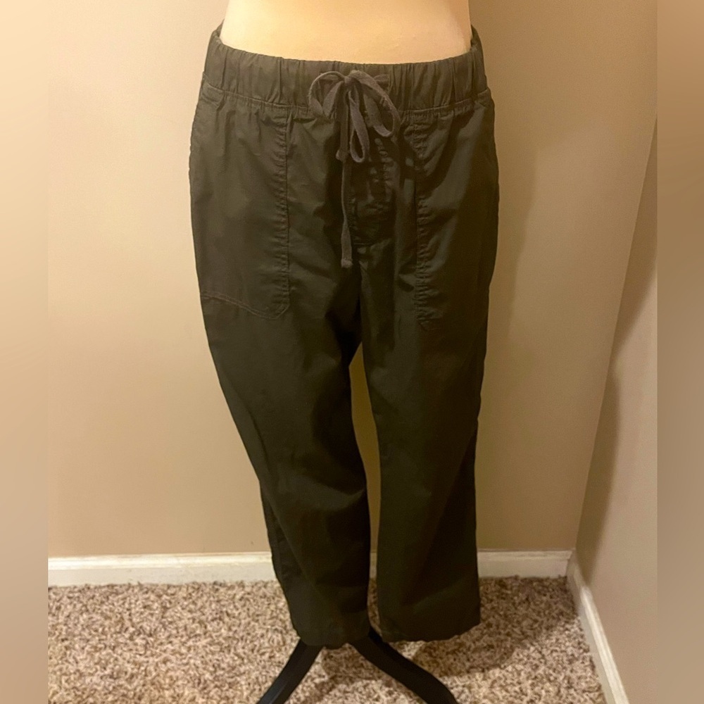 Sanctuary Drawstring Utility Pant, Olive Drab, size M